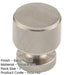 Elegant Satin Nickel Knurled Cupboard Knob Stylish Interiors Kitchen Cabinet Knob-1
