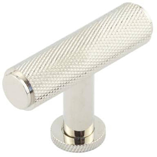 Premium Knurled Cupboard Knob Polished Nickel Kitchen Cabinet Knob