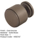 Elegant Stepped Cupboard Knob Dark Bronze Timeless Decor Kitchen Cabinet Knob-1