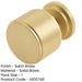 Elegant Stepped Cupboard Knob Satin Brass Modern Interiors Kitchen Cabinet Knob-1