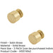 PACK Elegant Stepped Cupboard Knob Satin Brass Modern Interiors Kitchen Cabinet Knob (1)-1