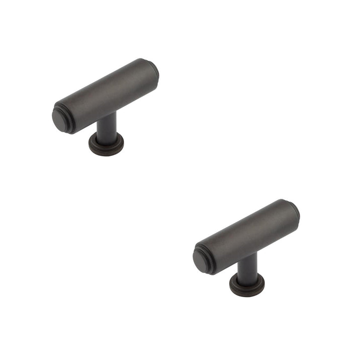 PACK Elegant Dark Bronze Stepped Cupboard Knob Home Decor Kitchen Cabinet Knob (1)