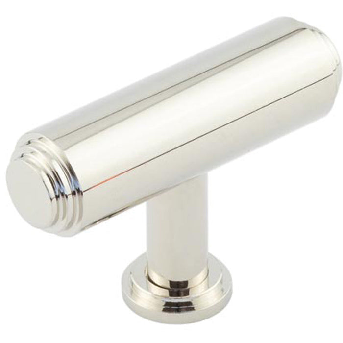 Stylish Stepped Cupboard Knob Polished Nickel Finish Kitchen Cabinet Knob (1)