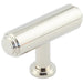 Stylish Stepped Cupboard Knob Polished Nickel Finish Kitchen Cabinet Knob (1)