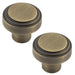 PACK 30mm Antique Brass Cupboard Knob Modern Interiors Kitchen Cabinet Knob (1)