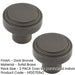 PACK 30mm Dark Bronze Cupboard Knob Modern Home Decor Kitchen Cabinet Knob (1)-1