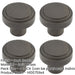 PACK 30mm Dark Bronze Cupboard Knob Modern Home Decor Kitchen Cabinet Knob-1