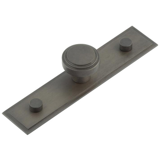 Stylish 30mm Stepped Cupboard Knob Dark Bronze Finish Kitchen Cabinet Knob
