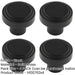 PACK Modern 30mm Black Cupboard Knob Kitchen Home Kitchen Cabinet Knob-1