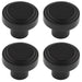 PACK Modern 30mm Black Cupboard Knob Kitchen Home Kitchen Cabinet Knob