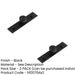 PACK Elegant 30mm Black Cupboard Knob with Stepped Backplate Kitchen Cabinet Knob (2)-1