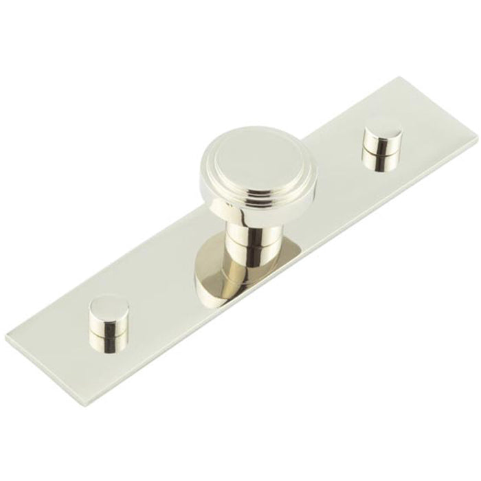 Stylish 30mm Polished Nickel Cupboard Knob with Stepped Design Kitchen Cabinet Knob