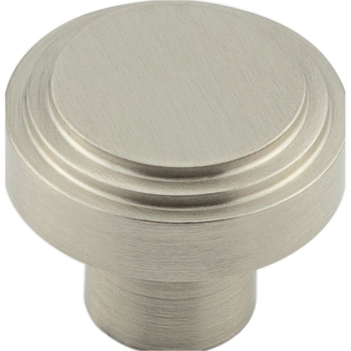 30mm Satin Nickel Cupboard Knob Modern Interiors Kitchen Cabinet Knob