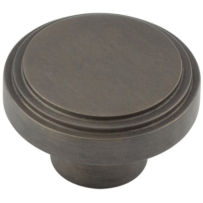 Stylish 40mm Dark Bronze Cupboard Knob Modern Interiors Kitchen Cabinet Knob
