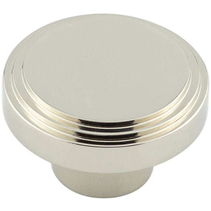 Stylish 40mm Polished Nickel Cupboard Knob Modern Interiors Kitchen Cabinet Knob