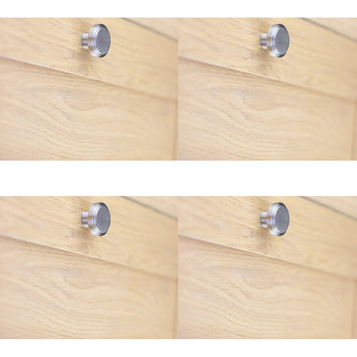 PACK Satin Nickel 40mm Cupboard Knob Modern Interiors Kitchen Cabinet Knob