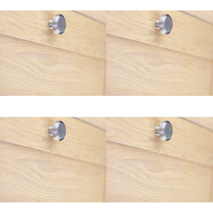 PACK Satin Nickel 40mm Cupboard Knob Modern Interiors Kitchen Cabinet Knob