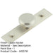 Elegant 40mm Satin Nickel Cupboard Knob with Stepped Backplate Kitchen Cabinet Knob-1