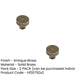 PACK Elegant 30mm Antique Brass Cupboard Knob Stylish Interiors Kitchen Cabinet Knob (2)-1