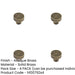 PACK Elegant 30mm Antique Brass Cupboard Knob Stylish Interiors Kitchen Cabinet Knob-1