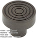 Elegant 30mm Dark Bronze Cupboard Knob Stylish Interiors Kitchen Cabinet Knob-1