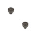 PACK Elegant 30mm Dark Bronze Cupboard Knob Stylish Interiors Kitchen Cabinet Knob (3)