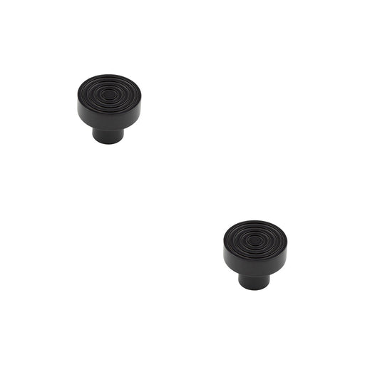 PACK Elegant 30mm Black Cupboard Knob Stylish Interiors Kitchen Cabinet Knob (1)