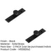 PACK Elegant 30mm Black Cupboard Knob with Stepped Backplate Kitchen Cabinet Knob (3)-1