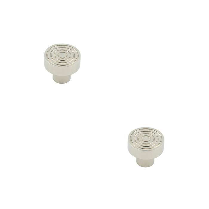 PACK Elegant 30mm Polished Nickel Cupboard Knob Stylish Home Decor Kitchen Cabinet Knob (1)