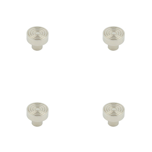 PACK Elegant 30mm Polished Nickel Cupboard Knob Stylish Home Decor Kitchen Cabinet Knob