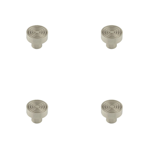 PACK Elegant 30mm Satin Nickel Cupboard Knob Stylish Interiors Kitchen Cabinet Knob