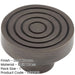 Elegant 40mm Dark Bronze Cupboard Knob Stylish Interiors Kitchen Cabinet Knob-1