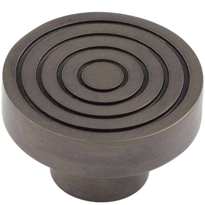 Elegant 40mm Dark Bronze Cupboard Knob Stylish Interiors Kitchen Cabinet Knob