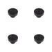 PACK Elegant 40mm Black Cupboard Knob Stylish Interiors Kitchen Cabinet Knob