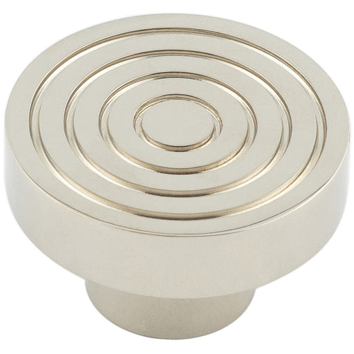 Elegant 40mm Polished Nickel Cupboard Knob Stylish Interiors Kitchen Cabinet Knob