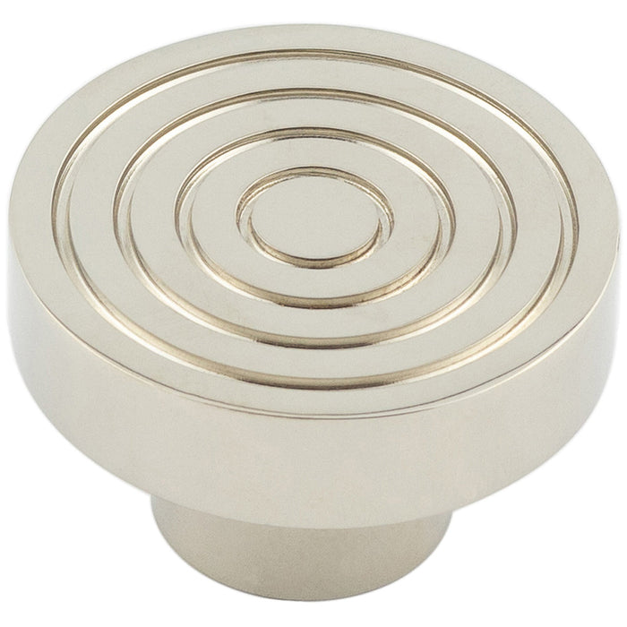 Elegant 40mm Polished Nickel Cupboard Knob Stylish Interiors Kitchen Cabinet Knob