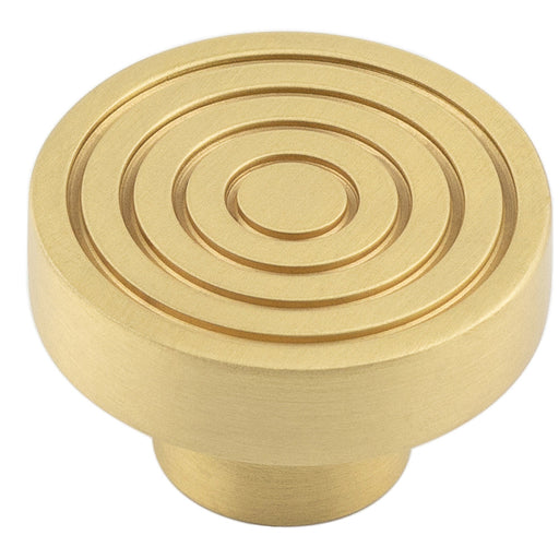 Elegant 40mm Satin Brass Cupboard Knob Stylish Interiors Kitchen Cabinet Knob
