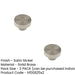 PACK Elegant 40mm Satin Nickel Cupboard Knob Stylish Interiors Kitchen Cabinet Knob (2)-1