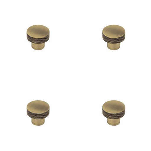 PACK Elegant 30mm Antique Brass Cupboard Knob Stylish Interiors Kitchen Cabinet Knob (1)