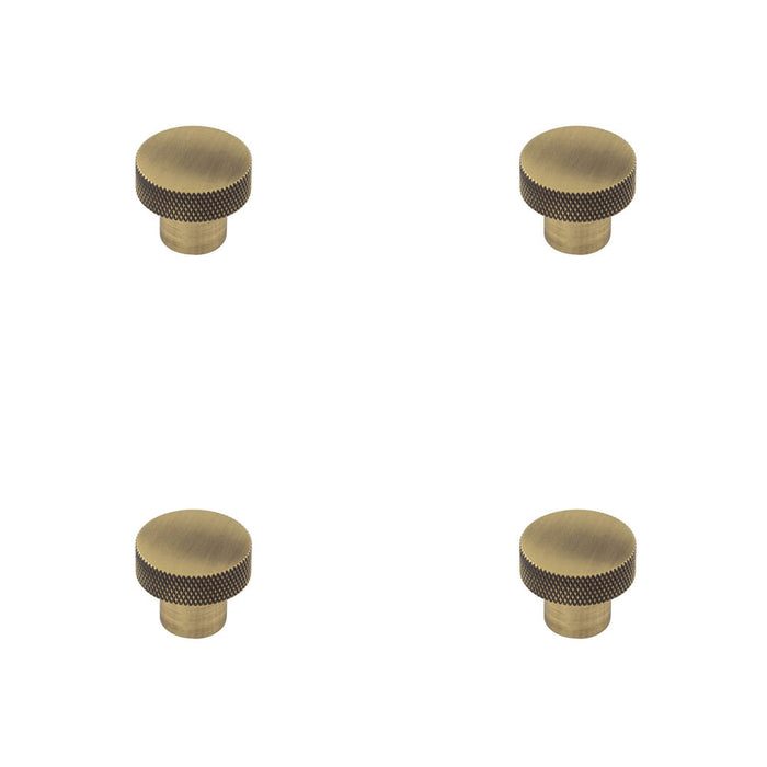 PACK Elegant 30mm Antique Brass Cupboard Knob Stylish Interiors Kitchen Cabinet Knob (1)