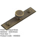 30mm Antique Brass Cupboard Knob with Stepped Backplate Kitchen Cabinet Knob-1