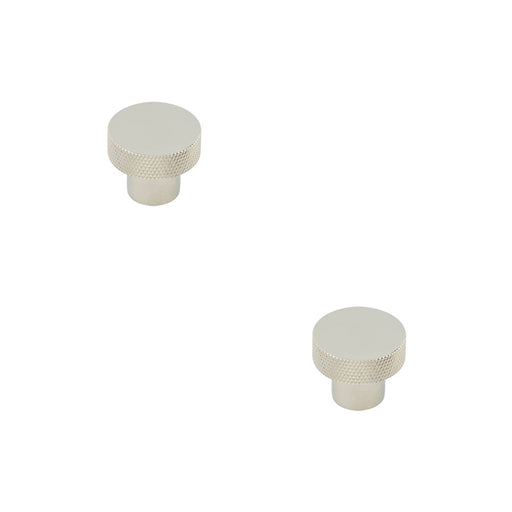 PACK Modern 30mm Polished Nickel Cupboard Knob Stylish Home Decor Kitchen Cabinet Knob (1)