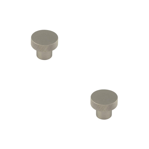 PACK Stylish 30mm Satin Nickel Cupboard Knob Modern Interiors Kitchen Cabinet Knob (1)