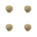 PACK Antique Brass 40mm Diamond Knurled Cupboard Knob Modern Interiors Kitchen Cabinet Knob