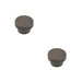 PACK Stylish 40mm Dark Bronze Cupboard Knob Modern Interiors Kitchen Cabinet Knob (4)