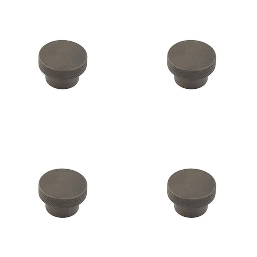 PACK Stylish 40mm Dark Bronze Cupboard Knob Modern Interiors Kitchen Cabinet Knob (1)