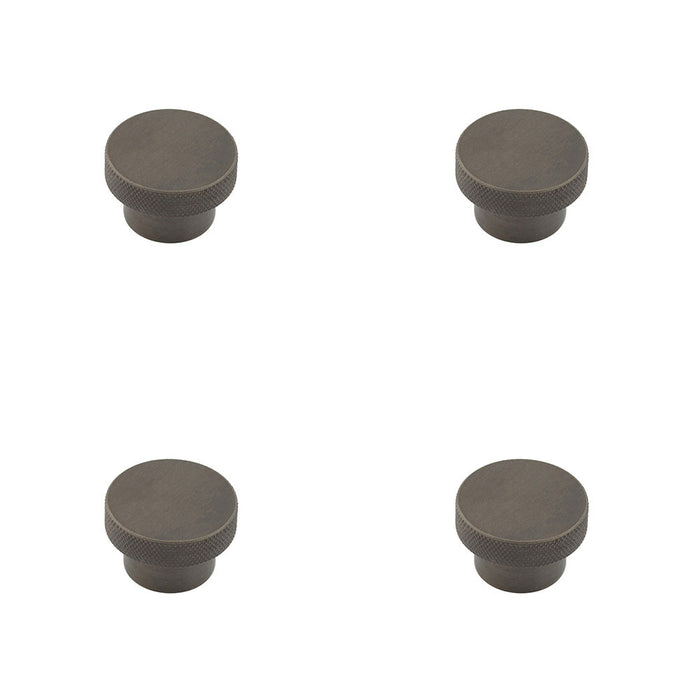 PACK Stylish 40mm Dark Bronze Cupboard Knob Modern Interiors Kitchen Cabinet Knob (1)
