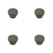 PACK Stylish 40mm Dark Bronze Cupboard Knob Modern Interiors Kitchen Cabinet Knob (1)