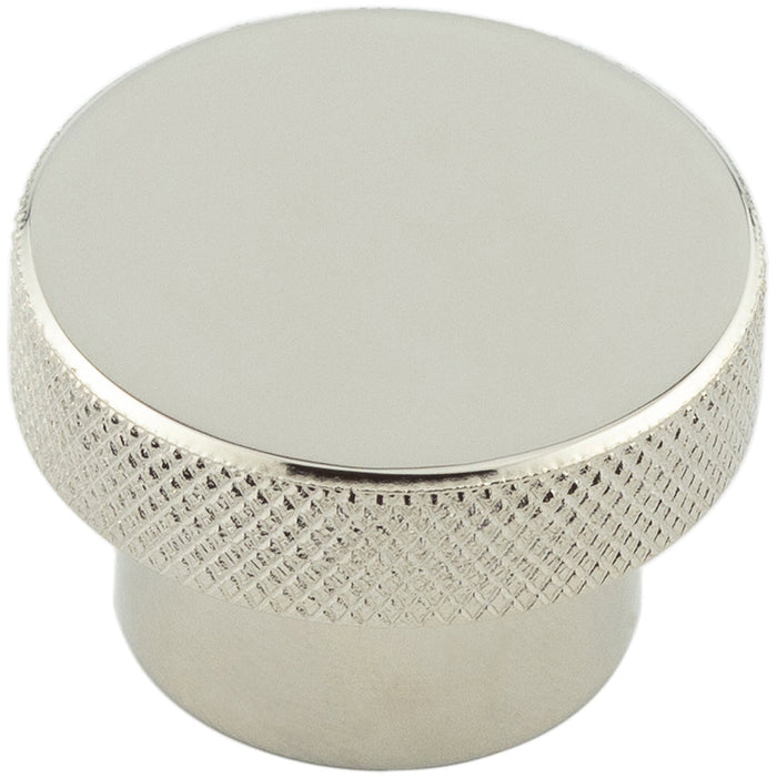 Stylish 40mm Polished Nickel Cupboard Knob Modern Interiors Kitchen Cabinet Knob (1)