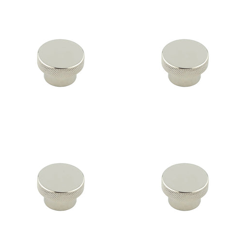 PACK Stylish 40mm Polished Nickel Cupboard Knob Modern Interiors Kitchen Cabinet Knob (1)